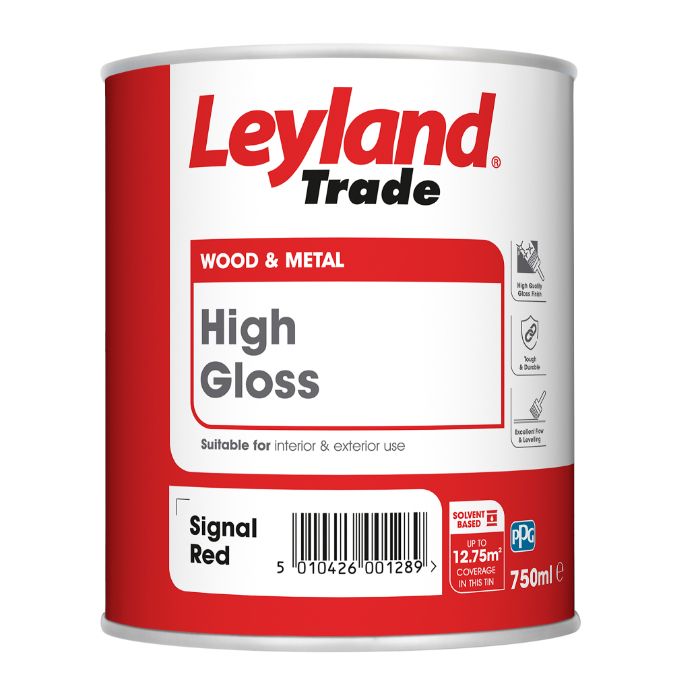 Leyland Trade High Gloss Signal Red