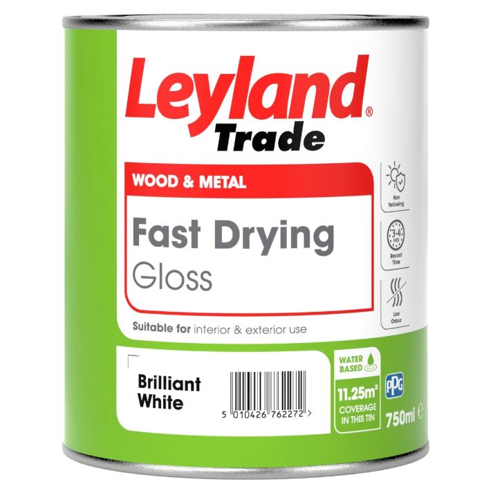 Leyland Trade Fast Drying Gloss Brilliant White