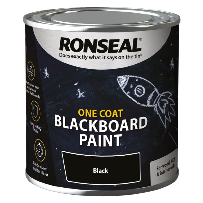 Ronseal One Coat Blackboard Paint 250ml