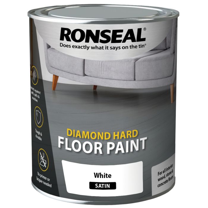 Ronseal Diamond Hard Floor Paint White
