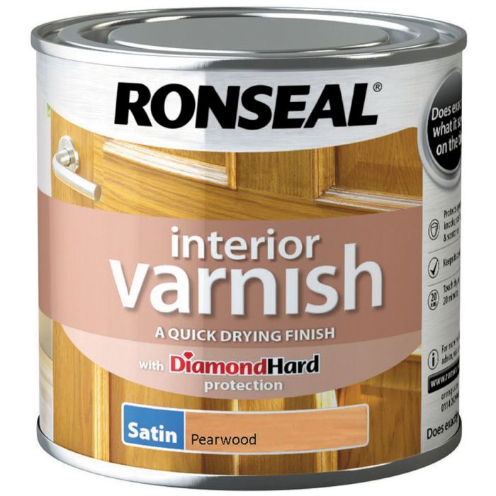 Ronseal Interior Varnish Pearwood Satin