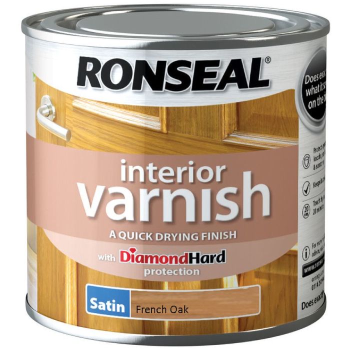 Ronseal Interior Varnish French Oak Satin