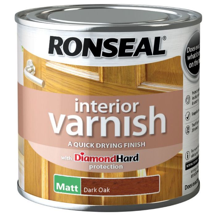 Ronseal Interior Varnish Dark Oak Matt