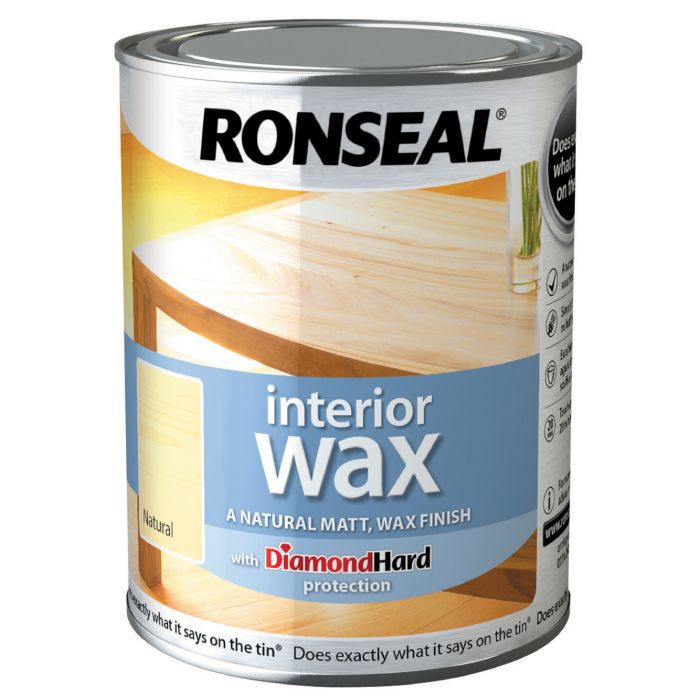 Ronseal Interior Wax Natural 750ml