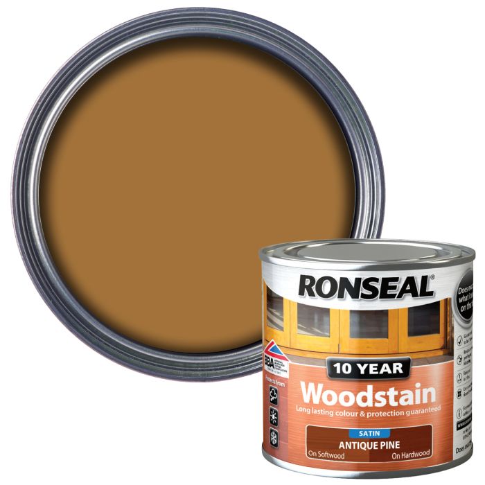 Ronseal 10 Year Woodstain Antique Pine Satin