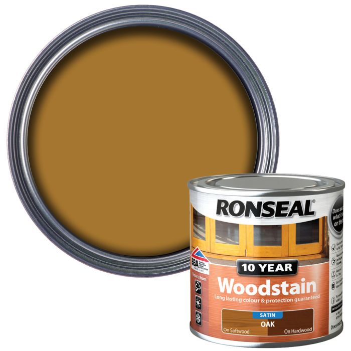 Ronseal 10 Year Woodstain Oak Satin
