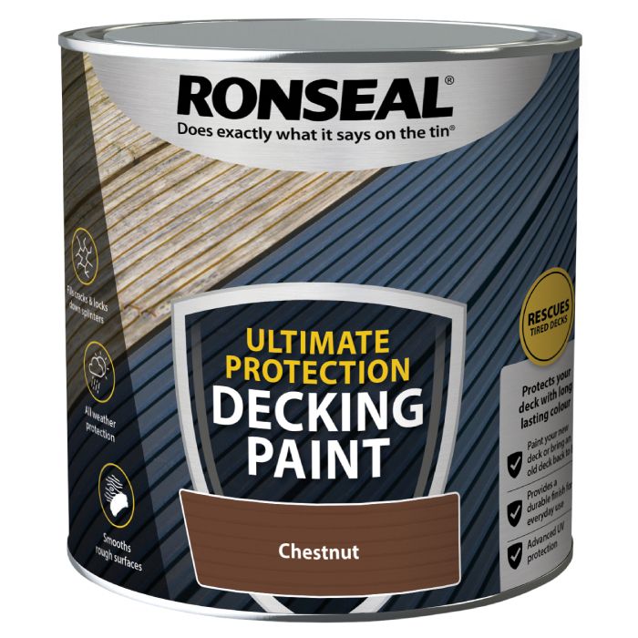 Ronseal Ultimate Protection Decking Paint Chestnut