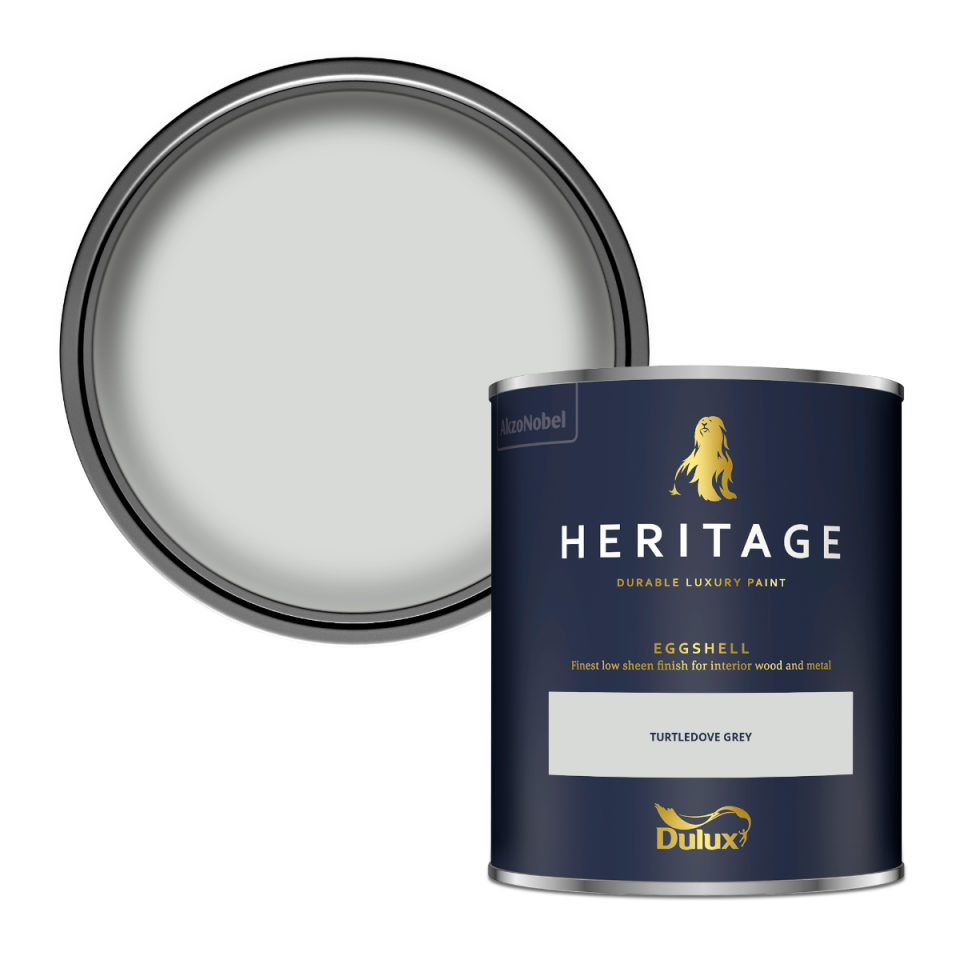 Dulux Heritage Eggshell Paint - Turtledove Grey