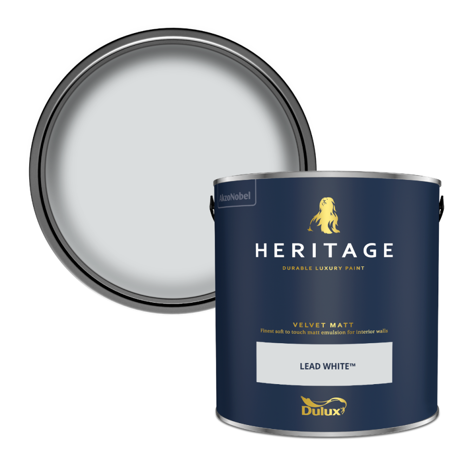 Dulux Heritage Velvet Matt Paint - Lead White