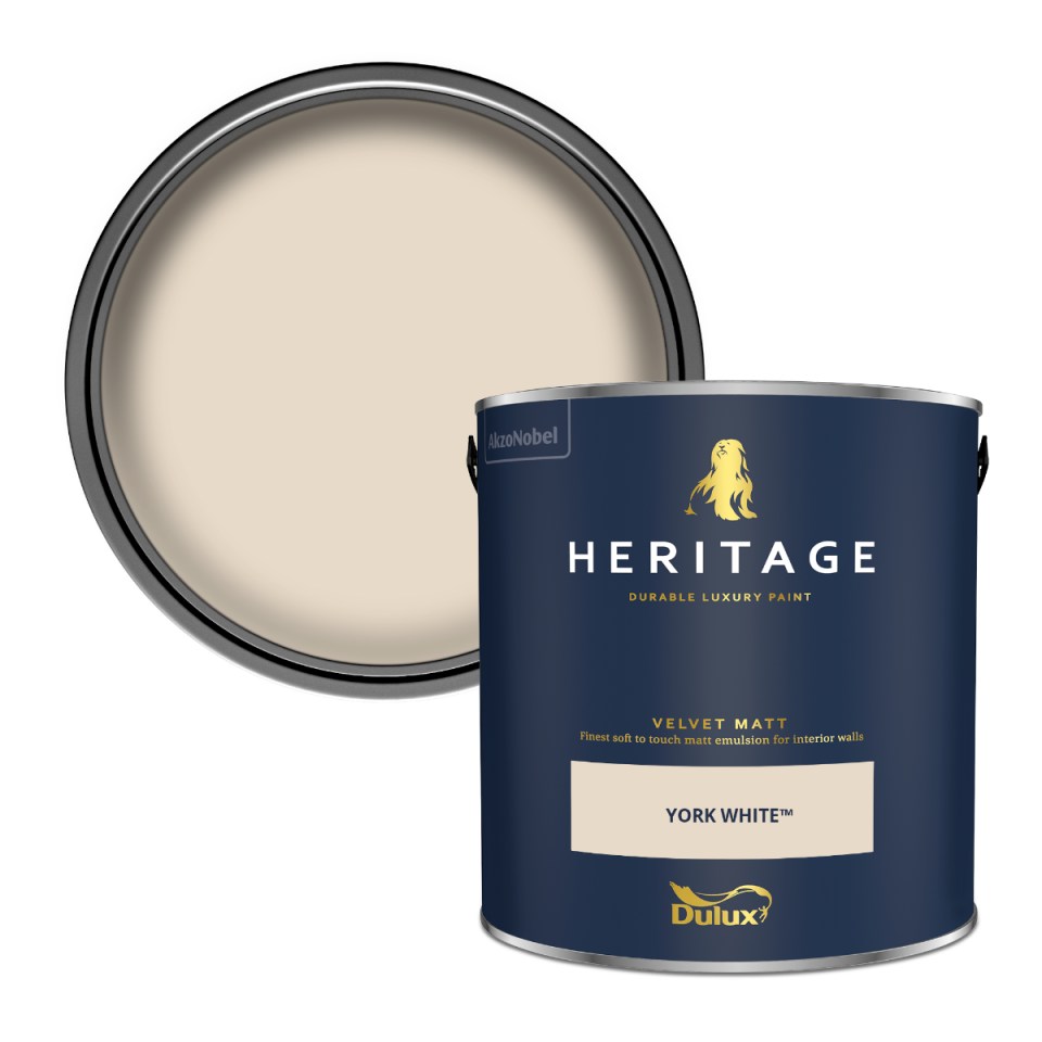 Dulux Heritage Velvet Matt Paint - York White