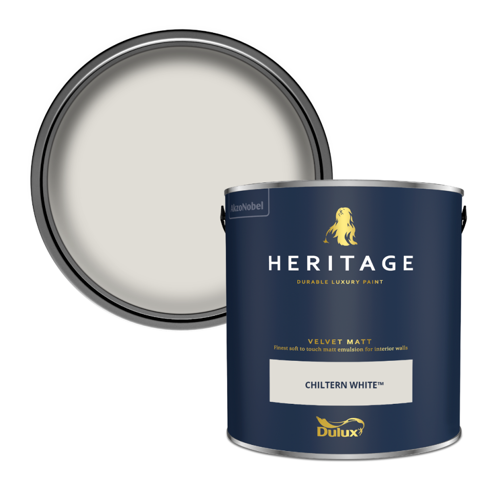 Dulux Heritage Velvet Matt Paint - Chiltern White