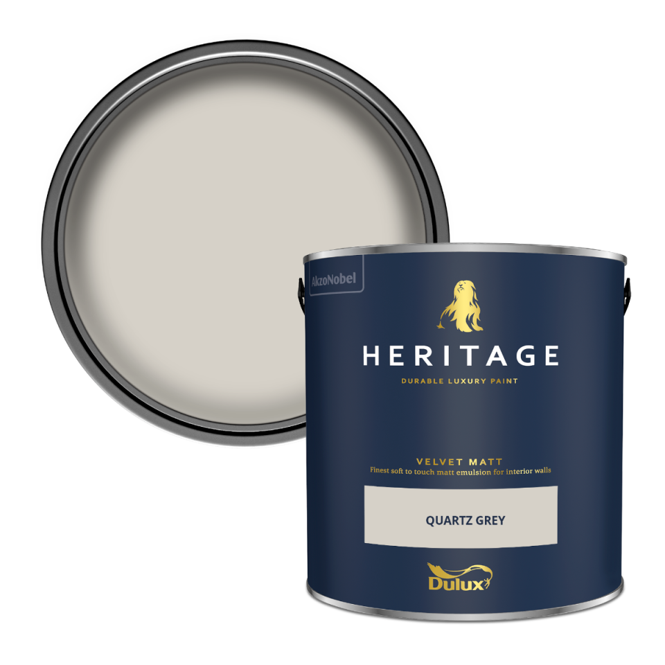 Dulux Heritage Velvet Matt Paint - Quartz Grey