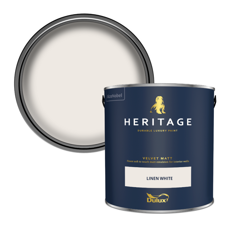 Dulux Heritage Velvet Matt Paint - Linen White