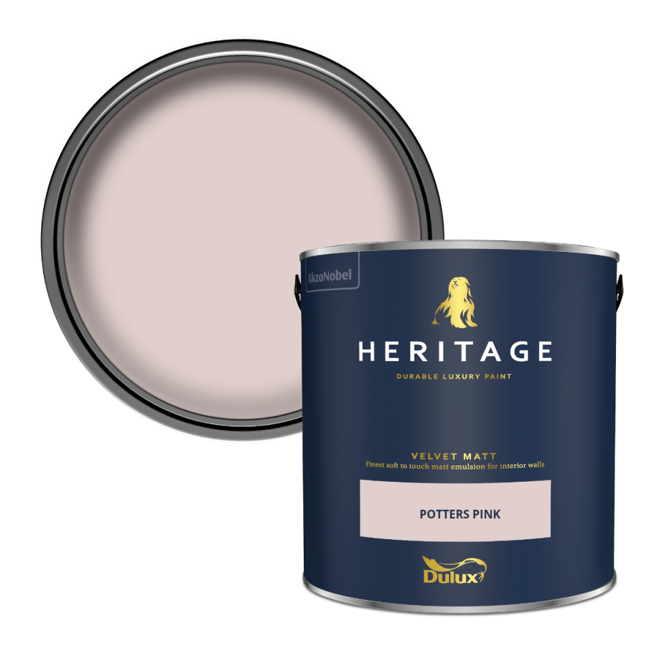 Dulux Heritage Velvet Matt Paint - Potters Pink