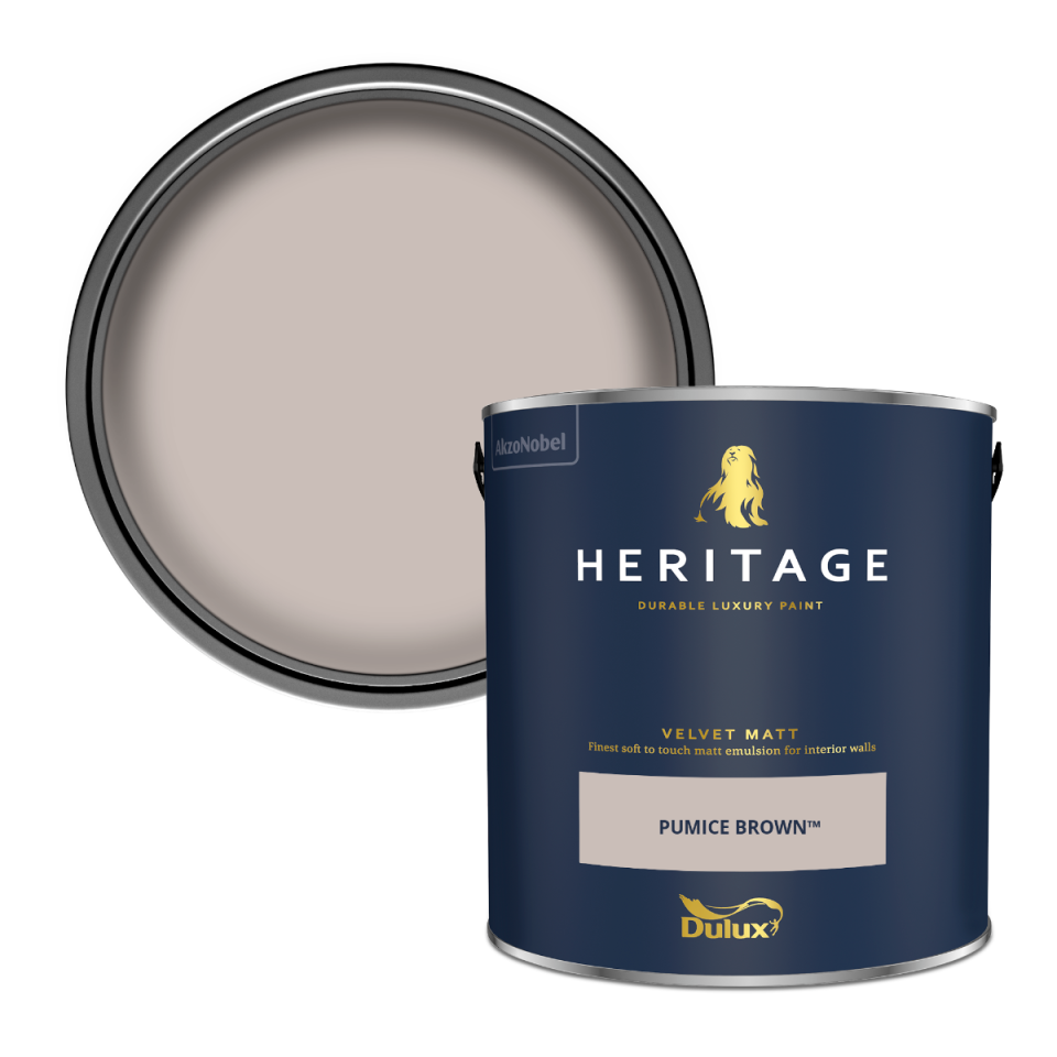 Dulux Heritage Velvet Matt Paint - Pumice Brown