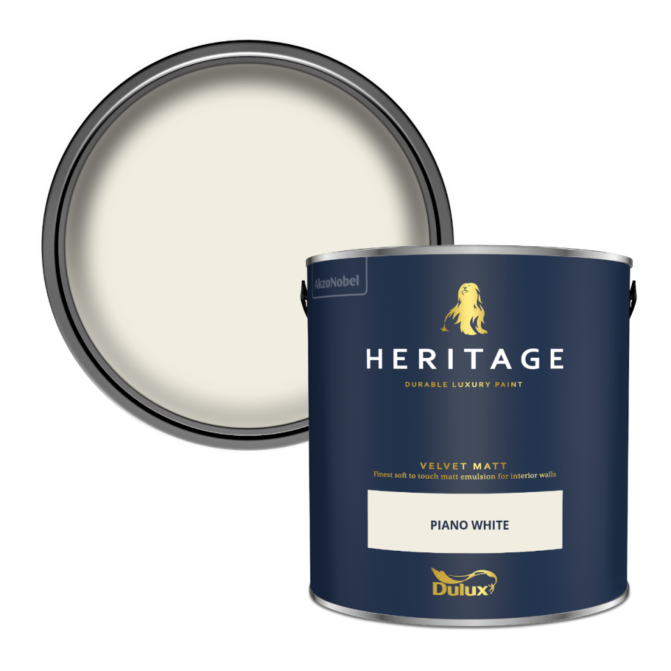 Dulux Heritage Velvet Matt Paint - Piano White