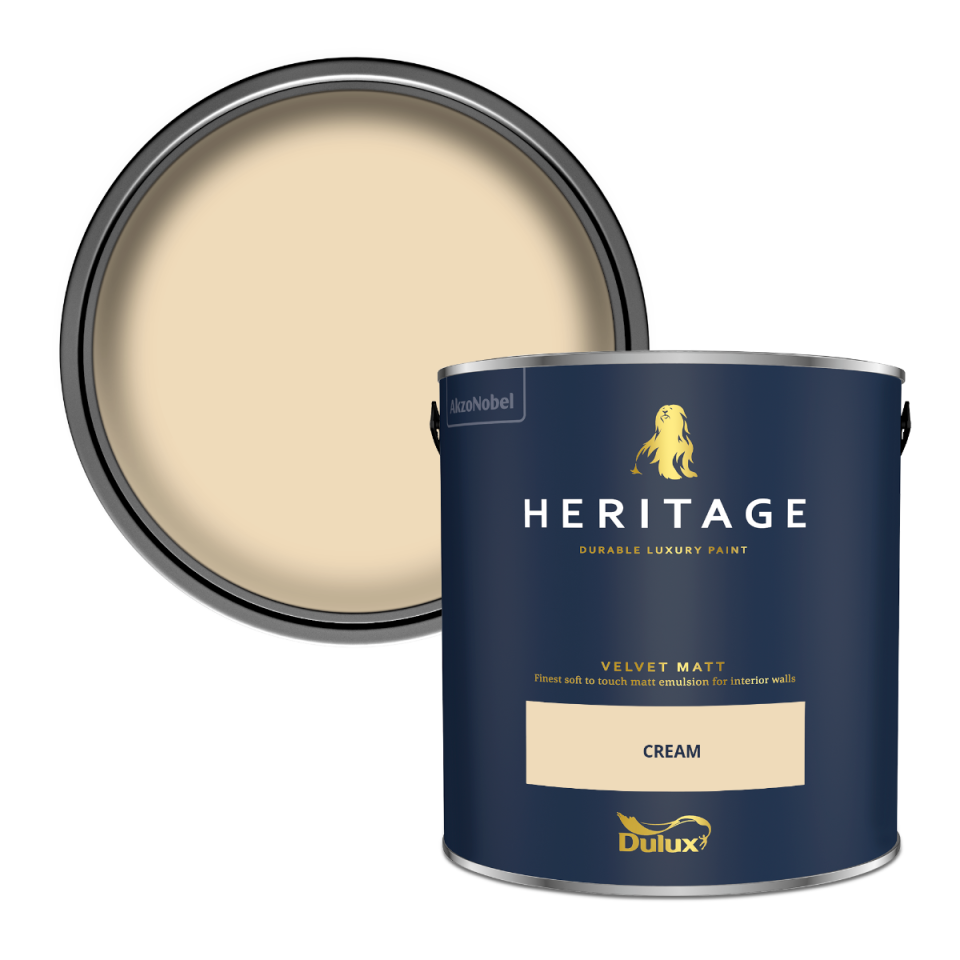 Dulux Heritage Velvet Matt Paint - Cream