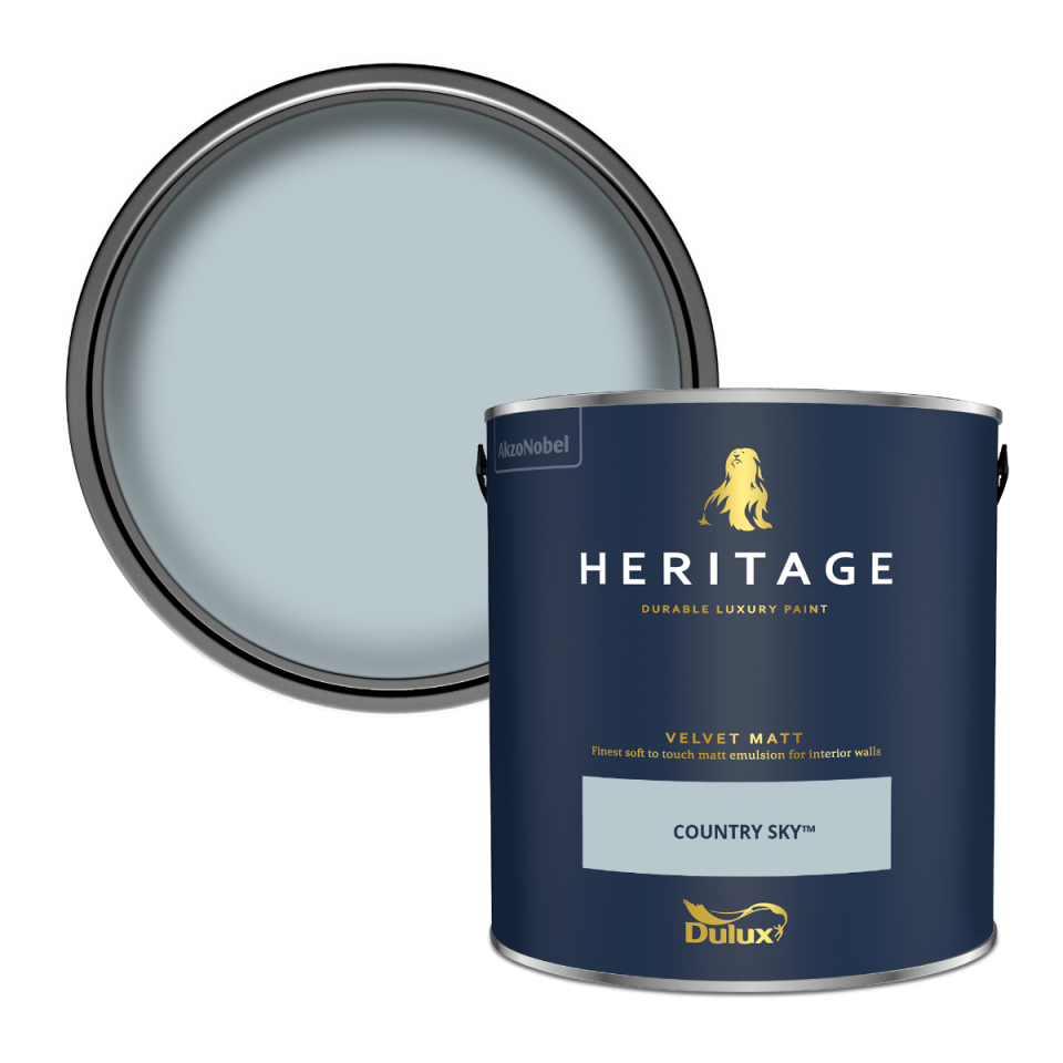 Dulux Heritage Velvet Matt Paint - Country Sky