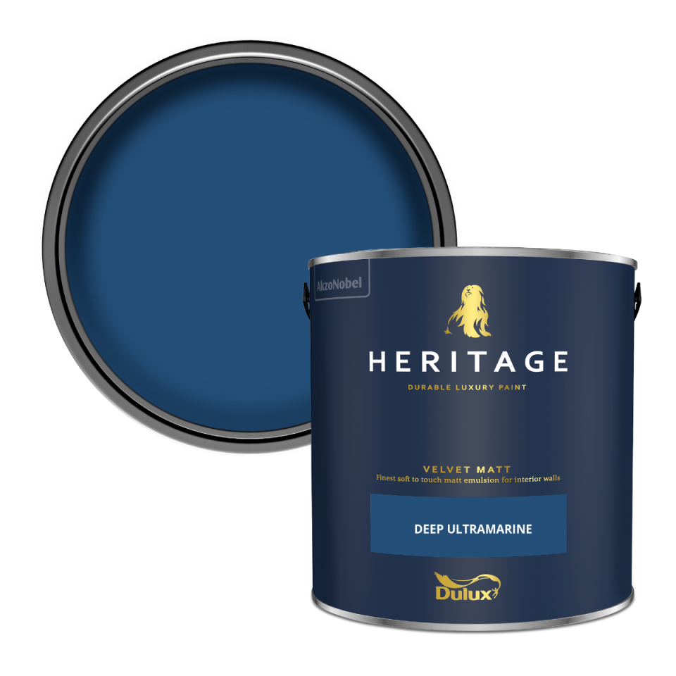 Dulux Heritage Velvet Matt Paint - Deep Ultramarine