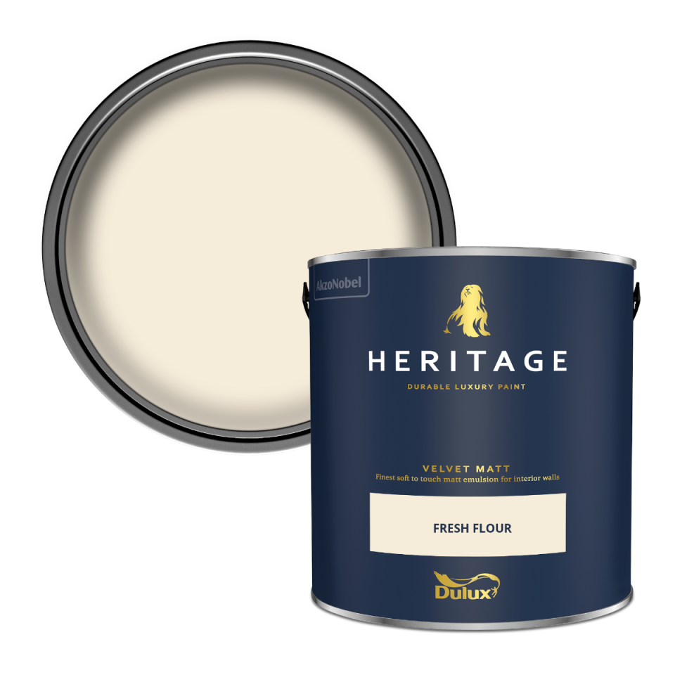 Dulux Heritage Velvet Matt Paint - Fresh Flour