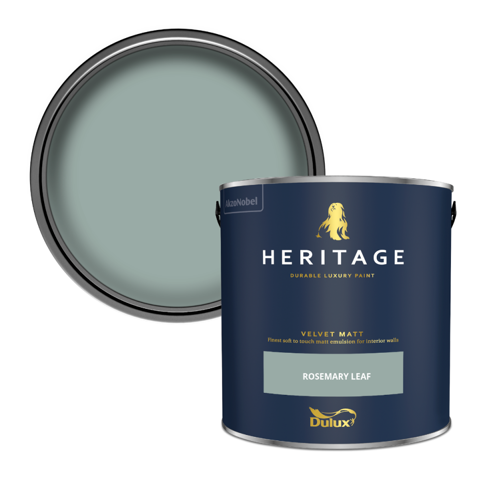 Dulux Heritage Velvet Matt Paint - Rosemary Leaf