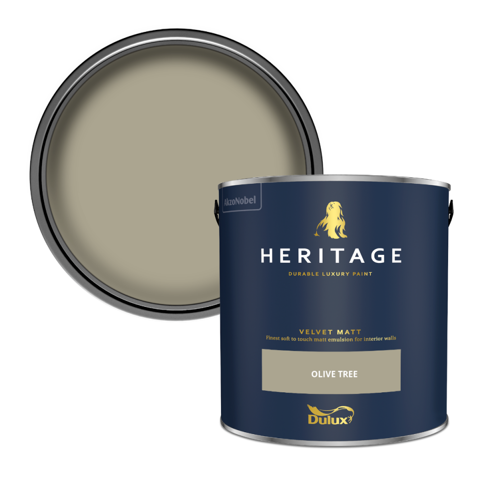 Dulux Heritage Velvet Matt Paint - Olive Tree