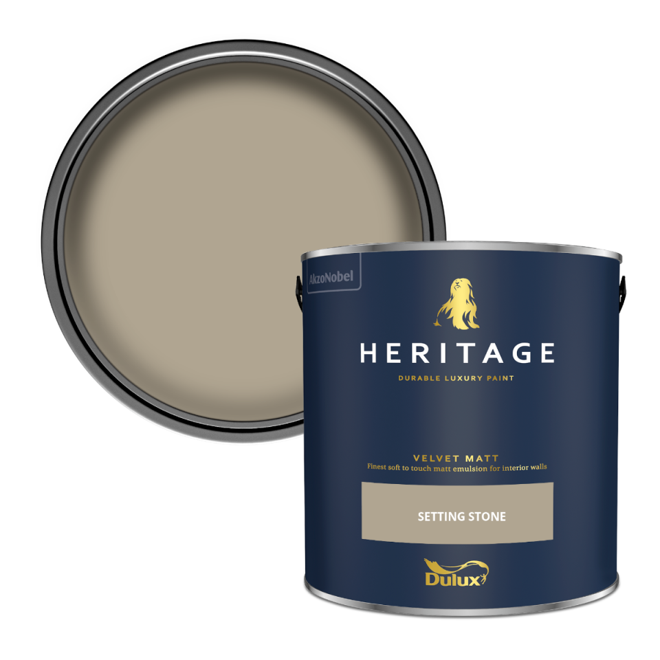 Dulux Heritage Velvet Matt Paint - Setting Stone