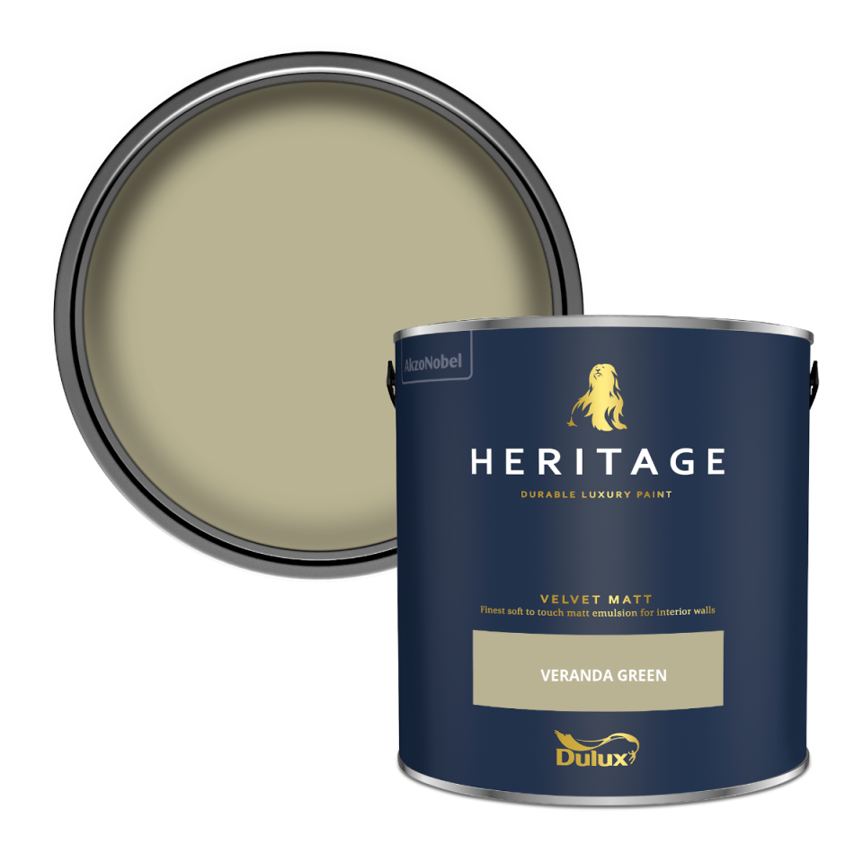 Dulux Heritage Velvet Matt Paint - Veranda Green