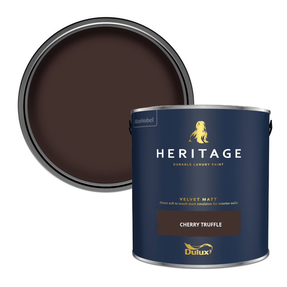 Dulux Heritage Velvet Matt Paint - Cherry Truffle