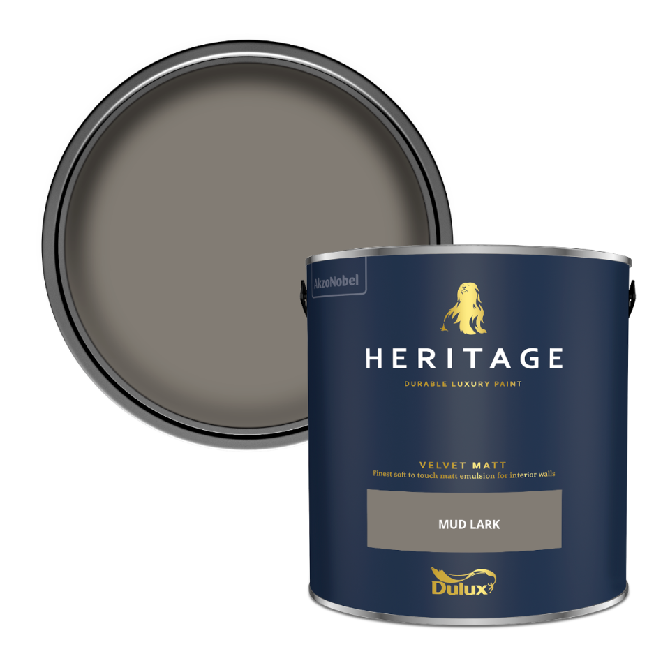 Dulux Heritage Velvet Matt Paint - Mud Lark