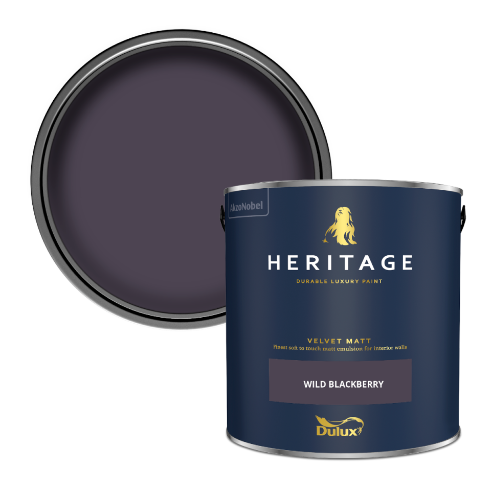 Dulux Heritage Velvet Matt Paint - Wild Blackberry