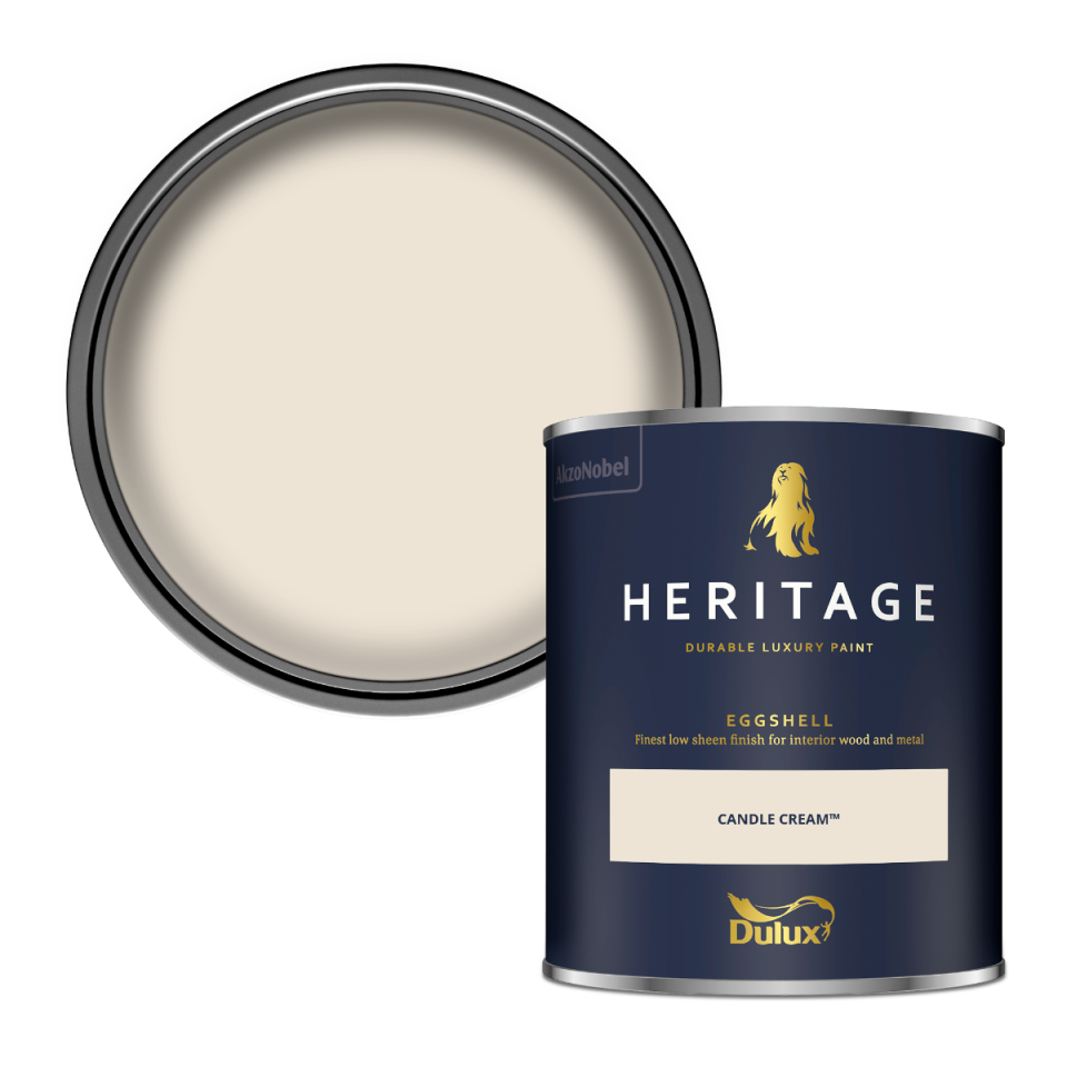 Dulux Heritage Eggshell Paint - Candle Cream