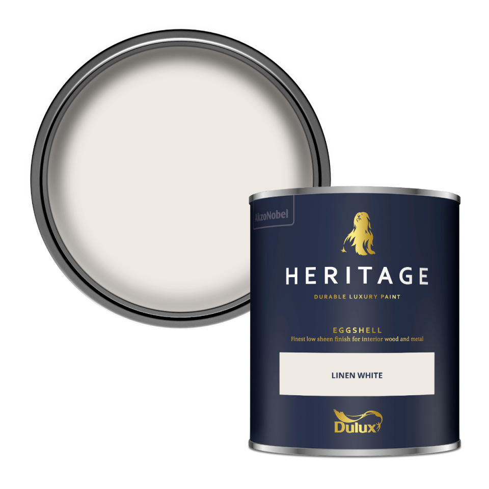 Dulux Heritage Eggshell Paint - Linen White