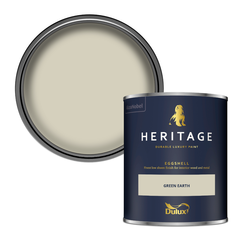 Dulux Heritage Eggshell Paint - Green Earth