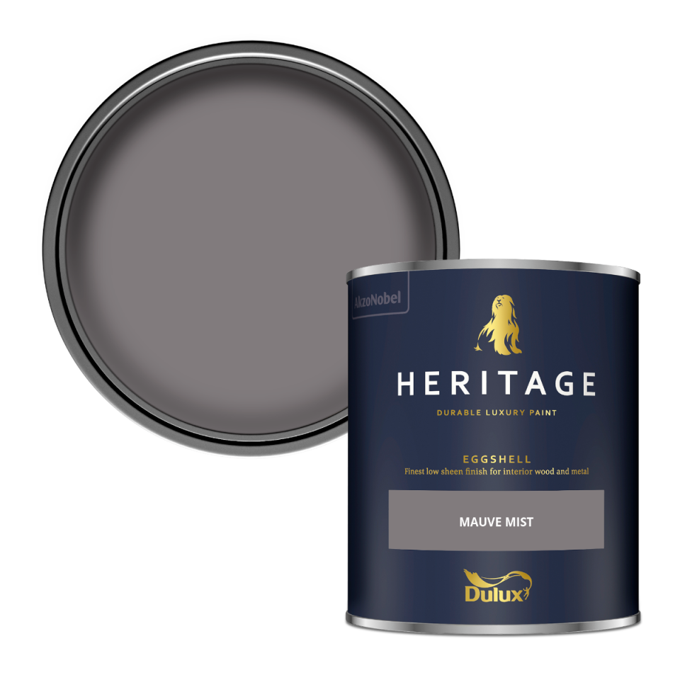 Dulux Heritage Eggshell Paint - Mauve Mist