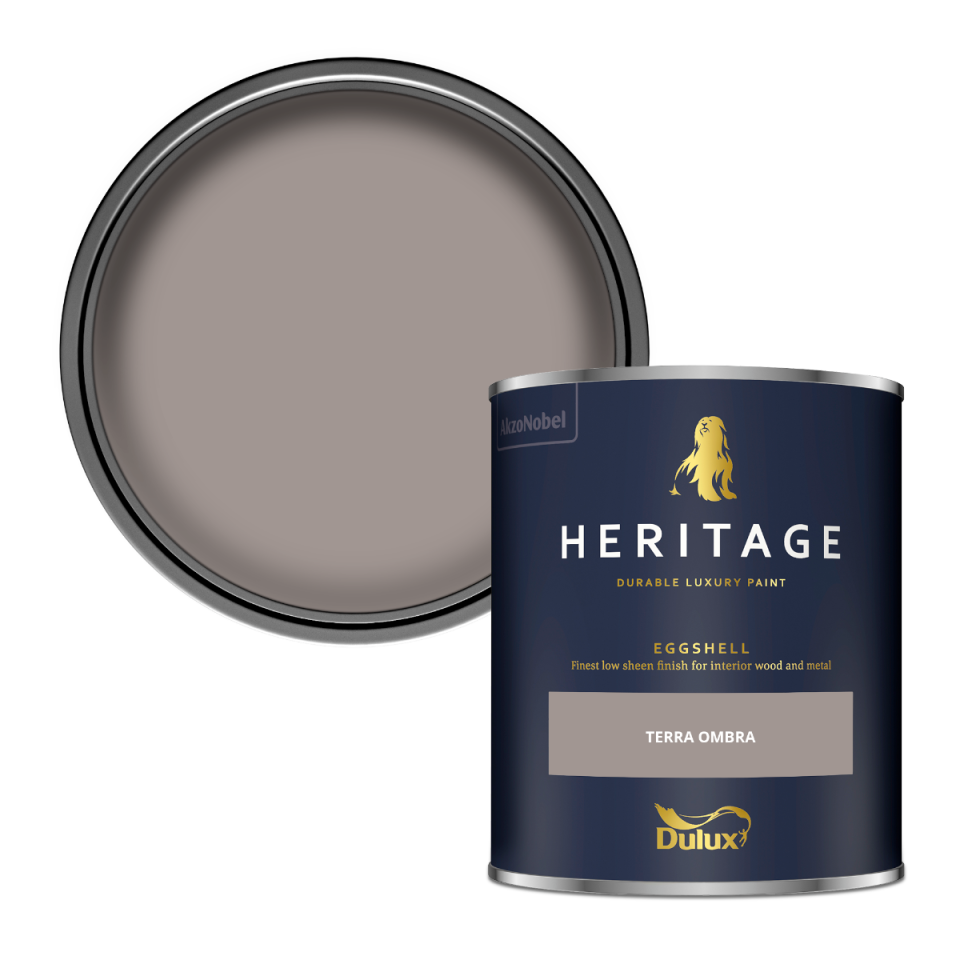 Dulux Heritage Eggshell Paint - Terra Ombra