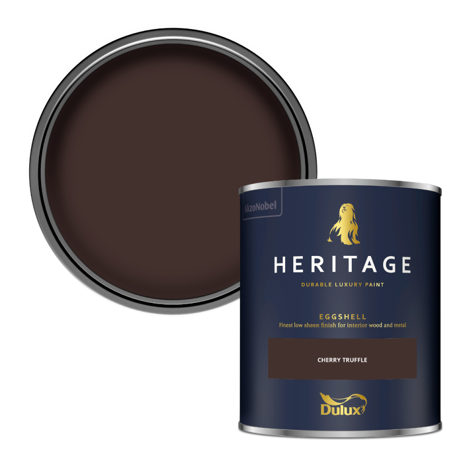 Dulux Heritage Eggshell Paint - Cherry Truffle