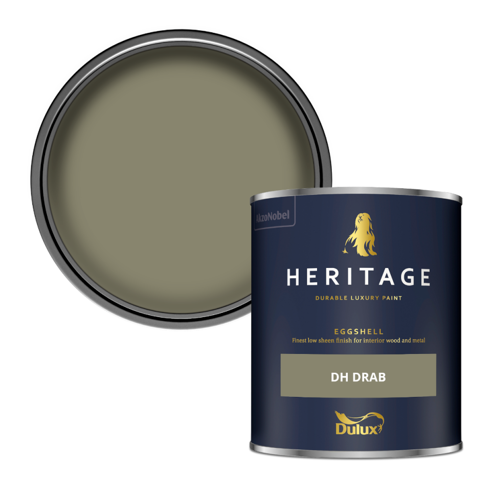 Dulux Heritage Eggshell Paint - DH Drab