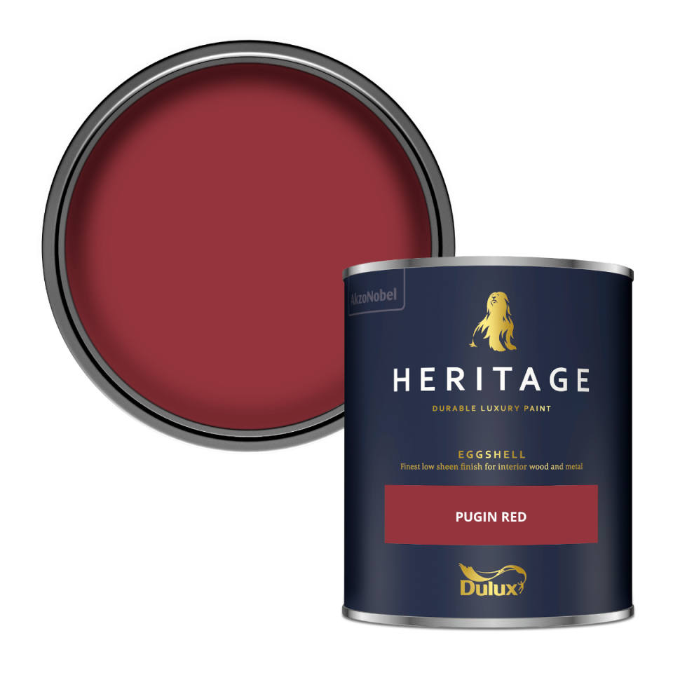 Dulux Heritage Eggshell Paint - Pugin Red