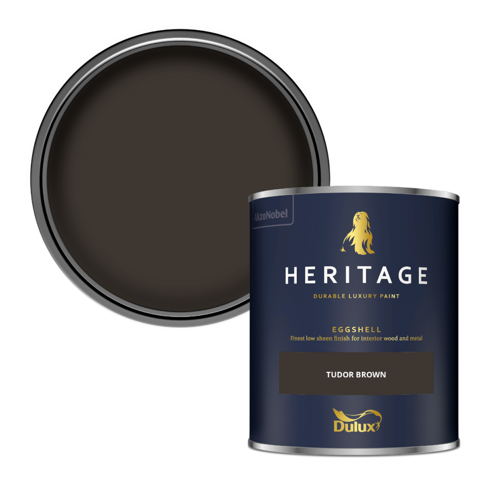 Dulux Heritage Eggshell Paint - Tudor Brown