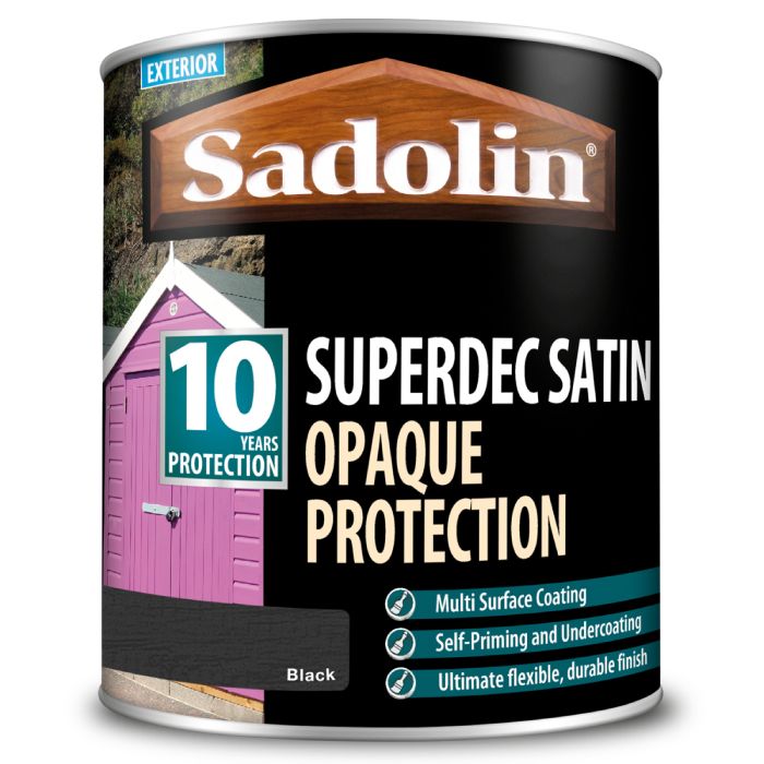 Sadolin Superdec Satin Black