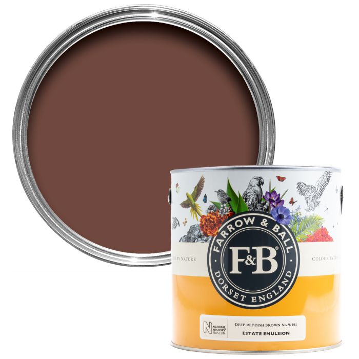 Farrow & Ball Deep Reddish Brown (No.W101) - 100ml Tester Pot