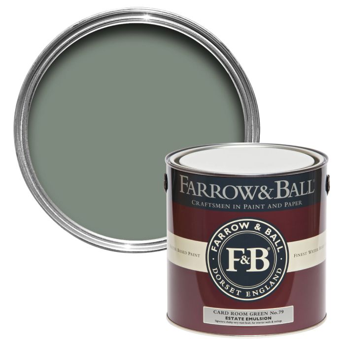 Farrow & Ball Estate Eggshell Card Room Green (No.79) - 750ml