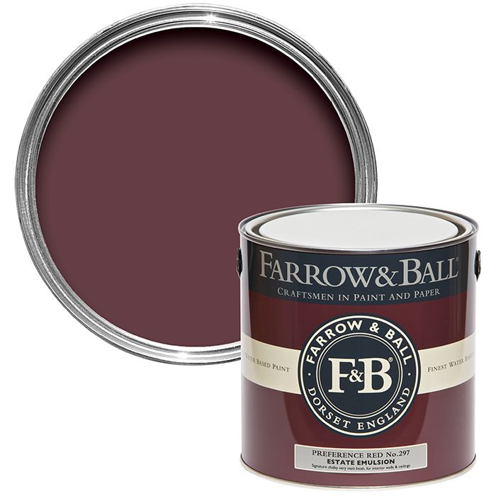 Farrow & Ball Preference Red (No.297) - 100ml Tester Pot