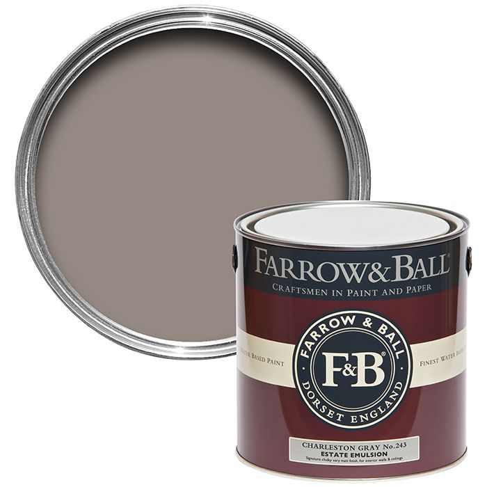 Farrow & Ball Estate Emulsion Charleston Gray (No.243) - 2.5 Litre
