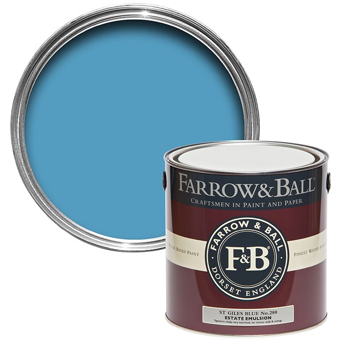 Farrow & Ball Estate Emulsion St Giles's Blue (No.280) - 2.5 Litre
