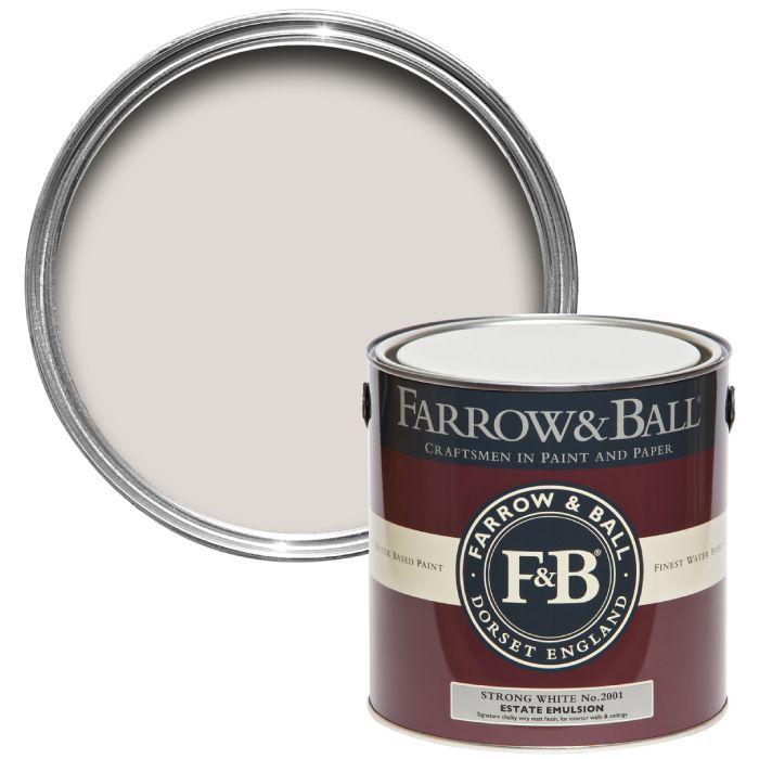 Farrow & Ball Exterior Eggshell Strong White (No.2001)