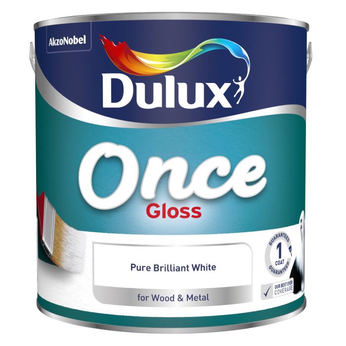 Dulux Once Gloss Pure Brilliant White
