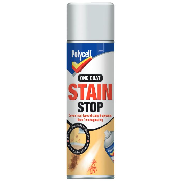 Polycell One Coat Stain Stop Aerosol 250ml