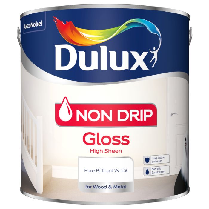 Dulux Non Drip Gloss Pure Brilliant White
